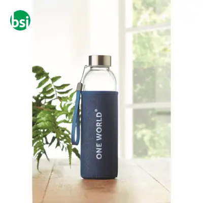 Glass bottle in pouch - 500 ml - UTAH DENIM - Immagine 10