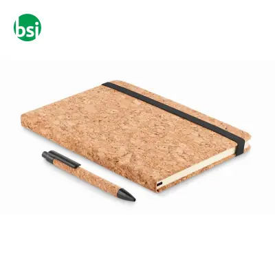 A5 cork notebook and pen set - SUBER SET - Immagine 2