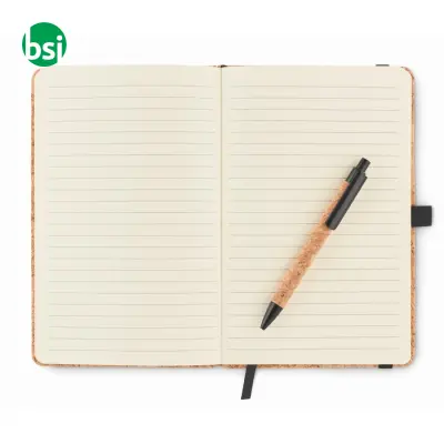 A5 cork notebook and pen set - SUBER SET - Immagine 4