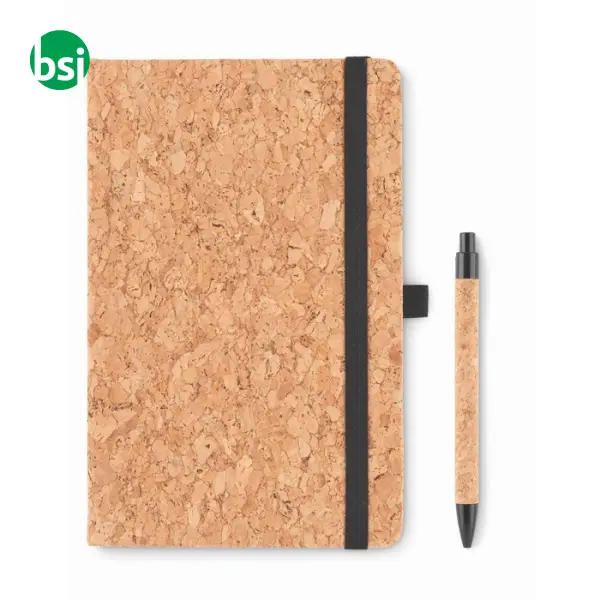 A5 cork notebook and pen set - SUBER SET -  9