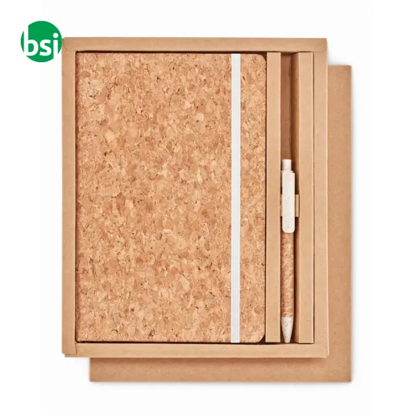 A5 cork notebook and pen set - SUBER SET -  16