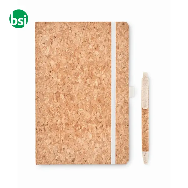 A5 cork notebook and pen set - SUBER SET -  18