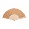 Wood hand fan with cork fabric  - FANNY CORK - Anteprima 1