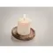 Candle on round wooden base - PENTAS - Anteprima 11