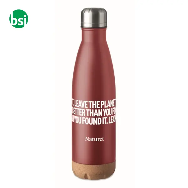 Double wall bottle 600 ml - ASPEN CORK -  2
