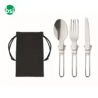 3-piece camping cutlery set - STAPI SET