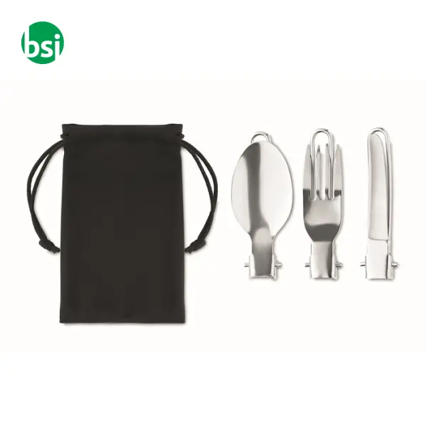 3-piece camping cutlery set - STAPI SET -  3