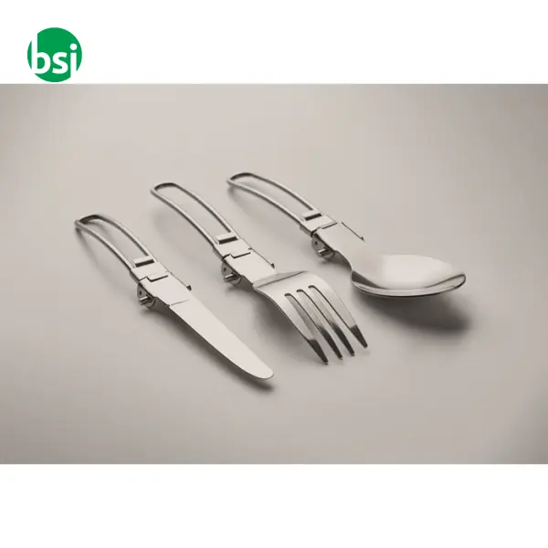 3-piece camping cutlery set - STAPI SET -  4