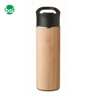Double wall bamboo flask 450ml - NANDA - Immagine 4