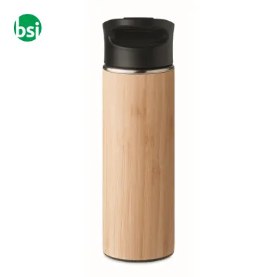 Double wall bamboo flask 450ml - NANDA - Immagine 8