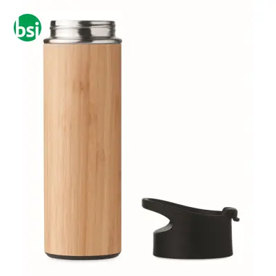 Double wall bamboo flask 450ml - NANDA - Immagine 9