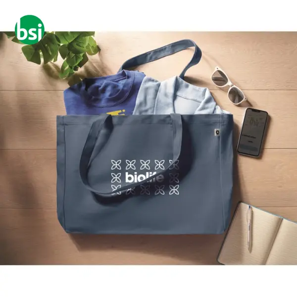 Canvas Recycled bag 280 gr/m2 - RESPECT COLOURED -  5