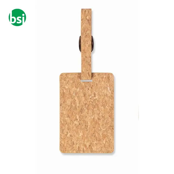 Cork luggage tag - -  3