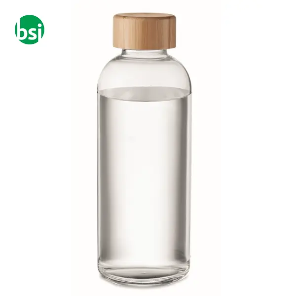 Glass bottle 650ml, bamboo lid - FRISIAN -  5