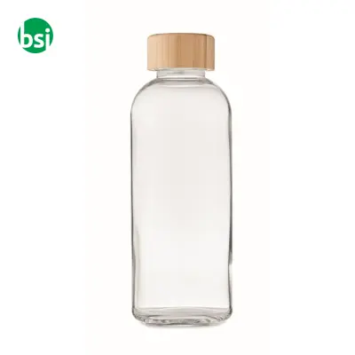 Glass bottle 650ml, bamboo lid - FRISIAN - Immagine 10