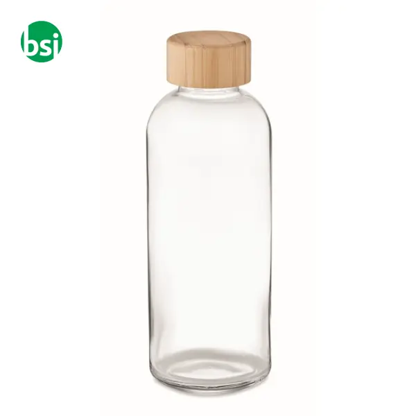 Glass bottle 650ml, bamboo lid - FRISIAN -  13
