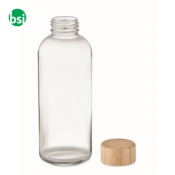 Glass bottle 650ml, bamboo lid - FRISIAN -  15