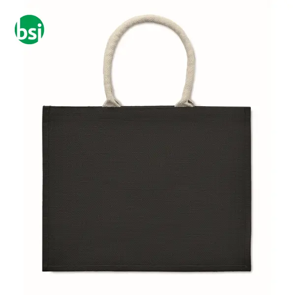 Jute bag with cotton handle - AURA -  3