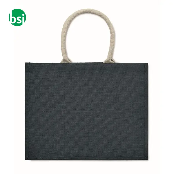 Jute bag with cotton handle - AURA -  6