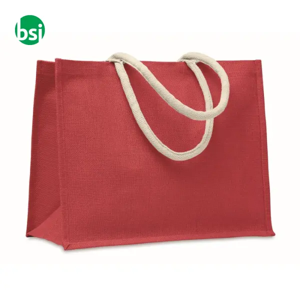 Jute bag with cotton handle - AURA -  17