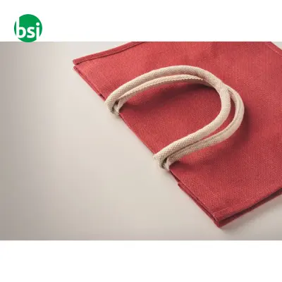 Jute bag with cotton handle - AURA - Immagine 9