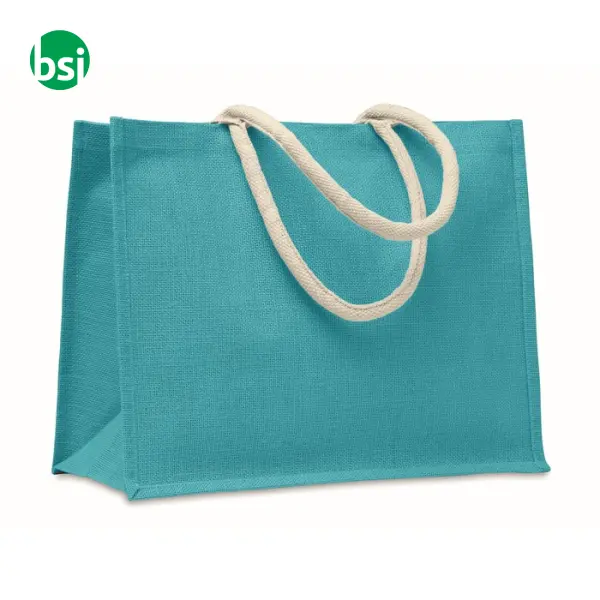 Jute bag with cotton handle - AURA -  18