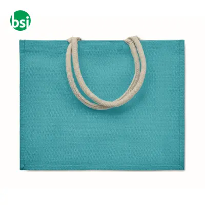 Jute bag with cotton handle - AURA - Immagine 13