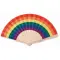 Rainbow wooden hand fan - BOWFAN - Anteprima 1