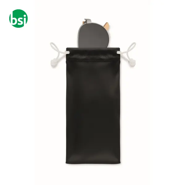 Bamboo sunglasses in pouch - HONIARA -  4