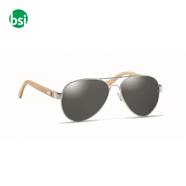 Bamboo sunglasses in pouch - HONIARA -  5