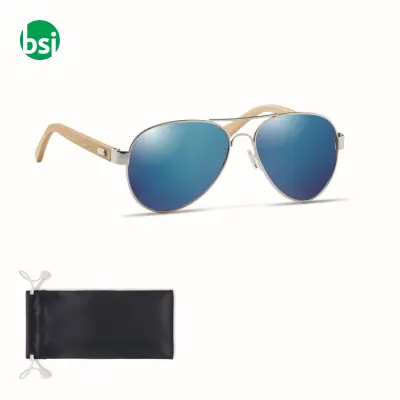 Bamboo sunglasses in pouch - HONIARA - Immagine 20