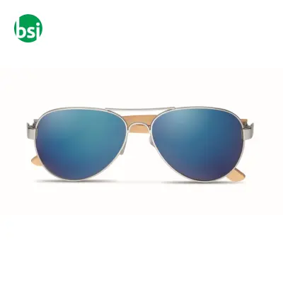 Bamboo sunglasses in pouch - HONIARA - Immagine 9