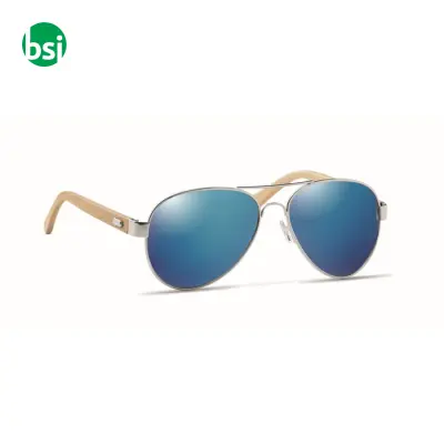 Bamboo sunglasses in pouch - HONIARA - Immagine 13