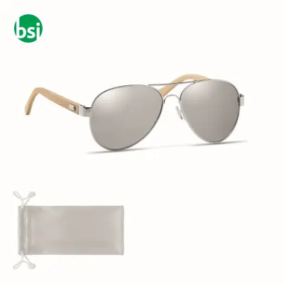 Bamboo sunglasses in pouch - HONIARA - Immagine 21