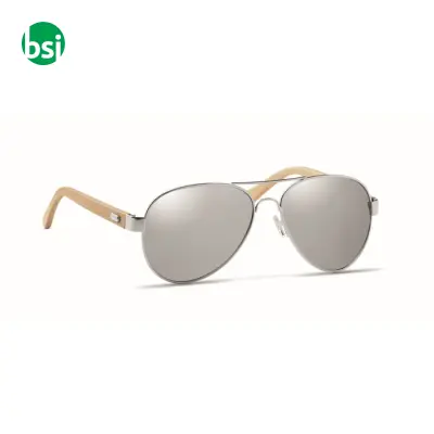 Bamboo sunglasses in pouch - HONIARA - Immagine 18