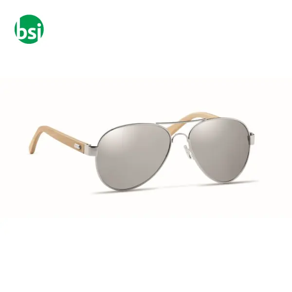 Bamboo sunglasses in pouch - HONIARA -  18