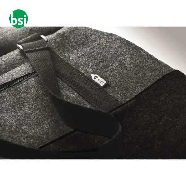 RPET felt weekend bag - INDICO BAG -  10