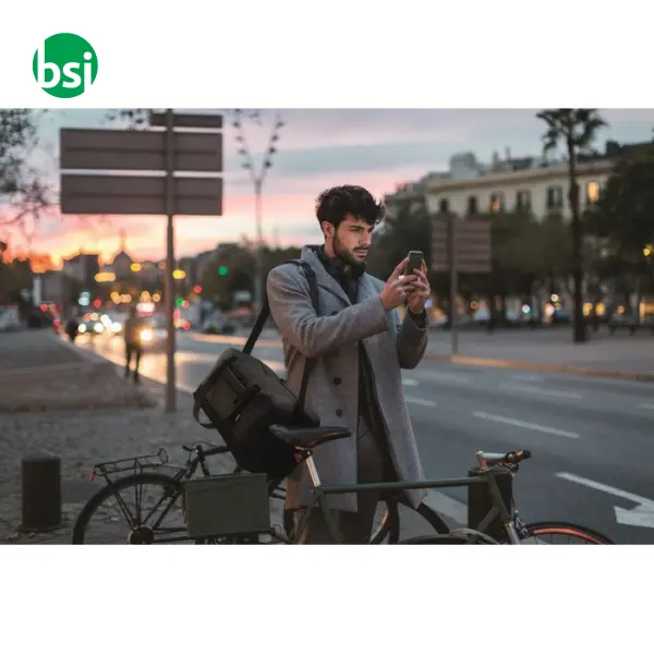 RPET felt weekend bag - INDICO BAG -  5