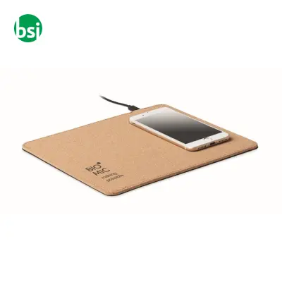 Cork mouse pad charger 10W - WIRELESS MATTY - Immagine 4