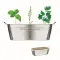Zinc tub with 3 herbs seeds - MIX SEEDS - Anteprima 1