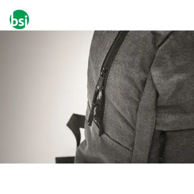 600D RPET 2 tone backpack - SIENA - Immagine 13