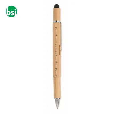 Spirit level pen in bamboo - TOOLBAM - Immagine 2