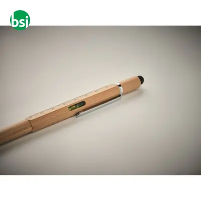 Spirit level pen in bamboo - TOOLBAM - Immagine 3