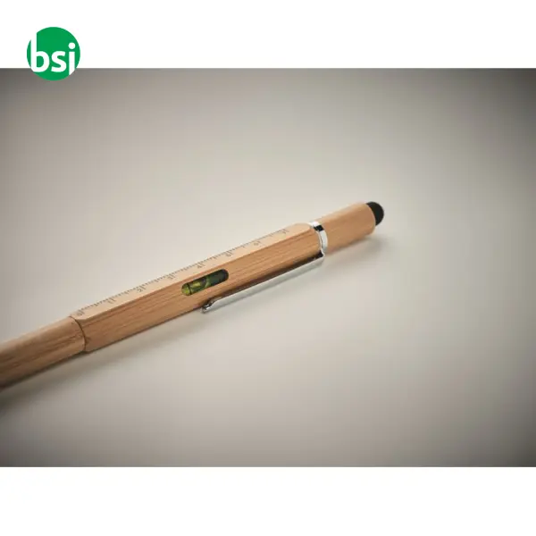 Spirit level pen in bamboo - TOOLBAM -  3
