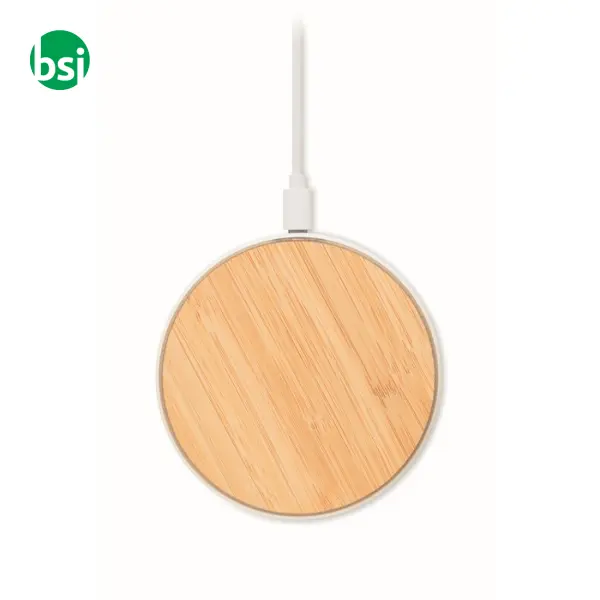 wireless charger 10W in bamboo - 10W - DESPAD + -  4