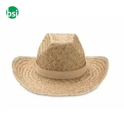 Natural straw cowboy hat - TEXAS - Immagine 11