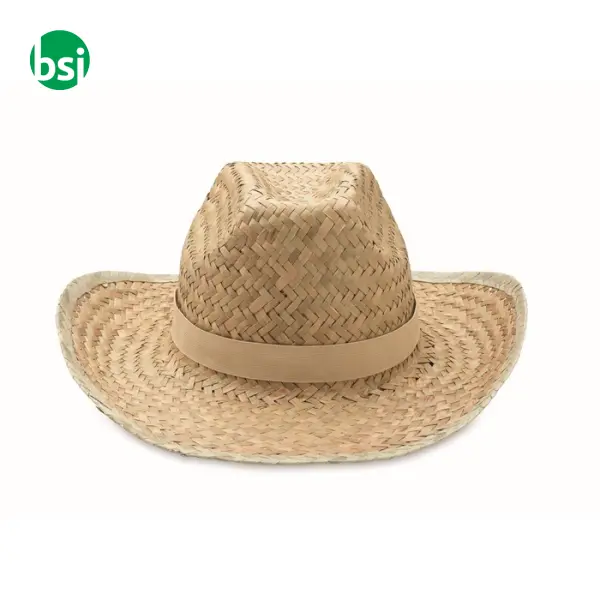 Natural straw cowboy hat - TEXAS -  11