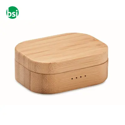 TWS earbuds in bamboo case - JAZZ BAMBOO - Immagine 7
