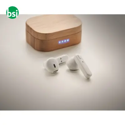 TWS earbuds in bamboo case - JAZZ BAMBOO - Immagine 11