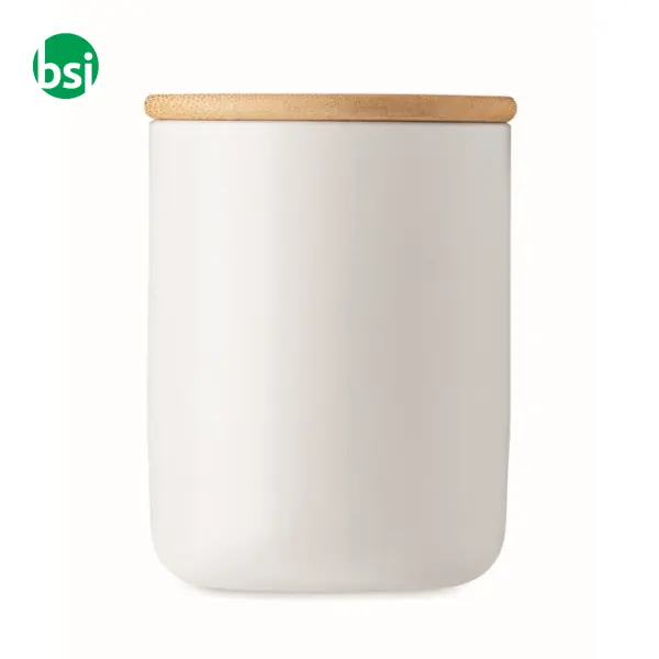 Porcelain mug with lid 380 ml - MAJEST -  7